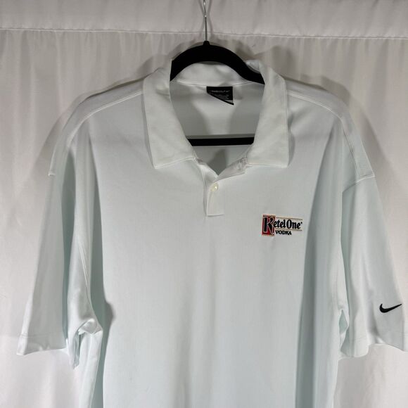 Ketel One Nike Golf Polo Men's XL Light Blue Short Sleeve Collared Dri Fit - Picture 2 of 13